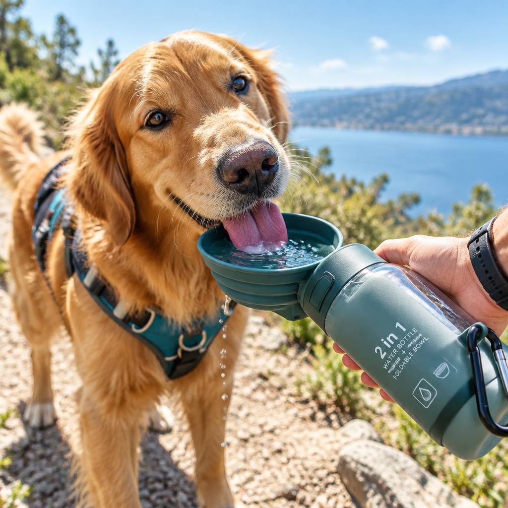 After - Happy Hydrated Dog